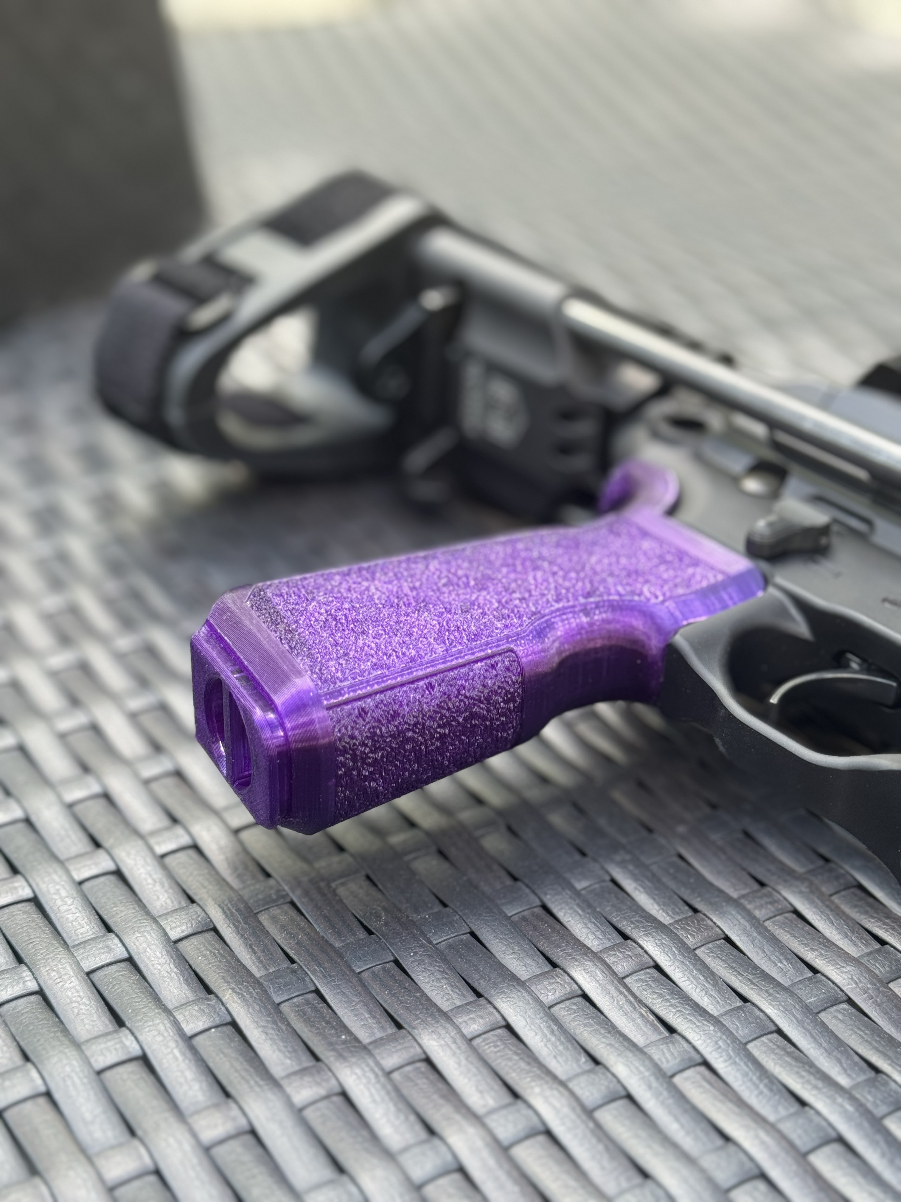 BDG purple pistol grip