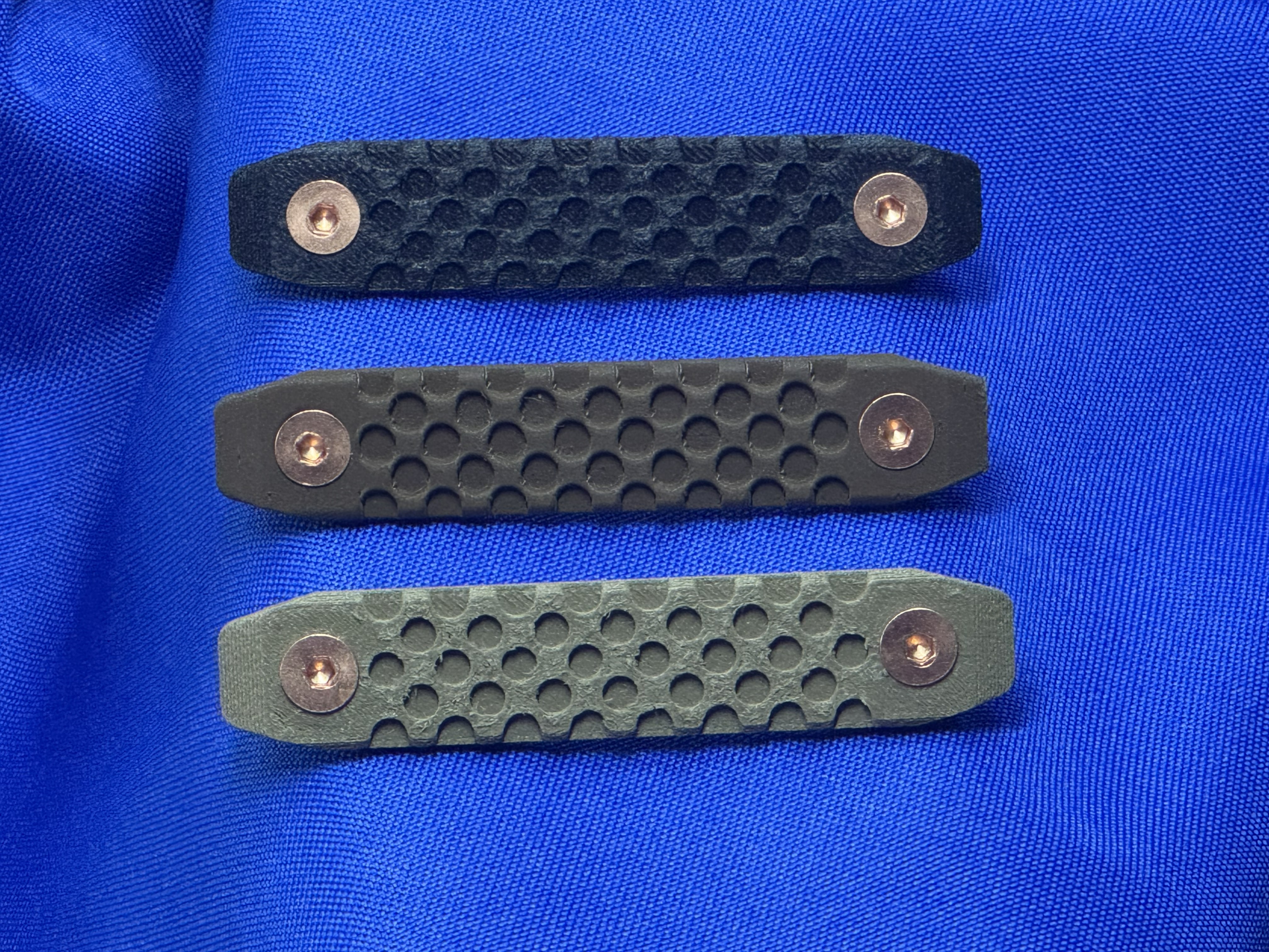 BDG copper finish rail covers